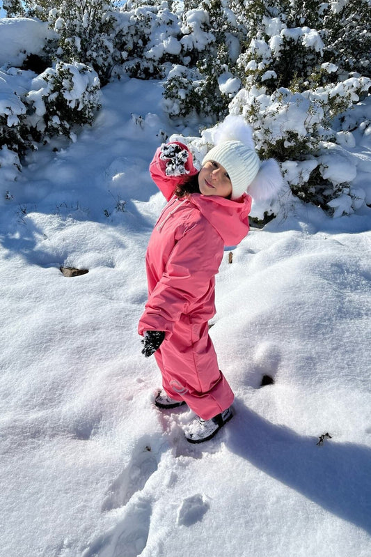 Askılı Pembe Termal Tulum