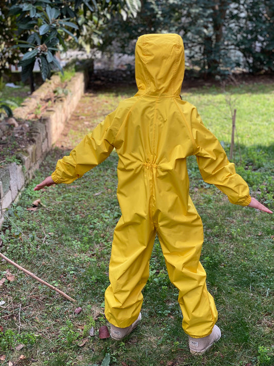 Sarı Su Geçirmez Astronot Tulum